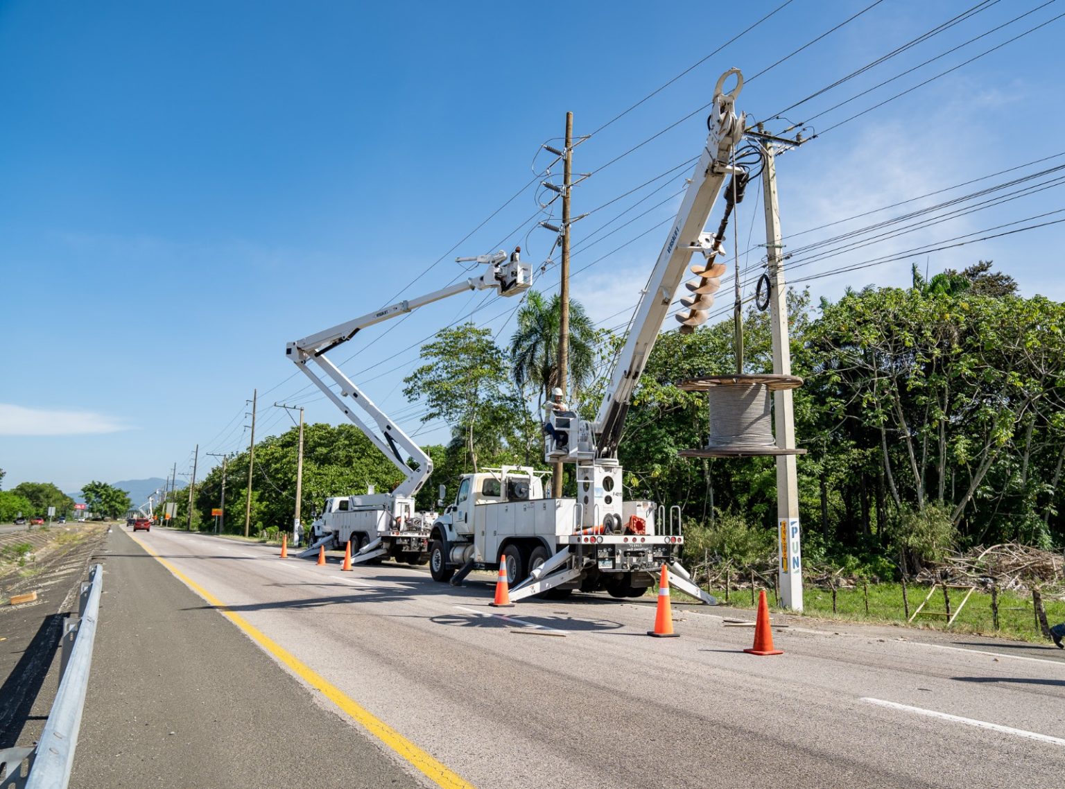 transmision a 69 kilovoltios en el Cibao Central