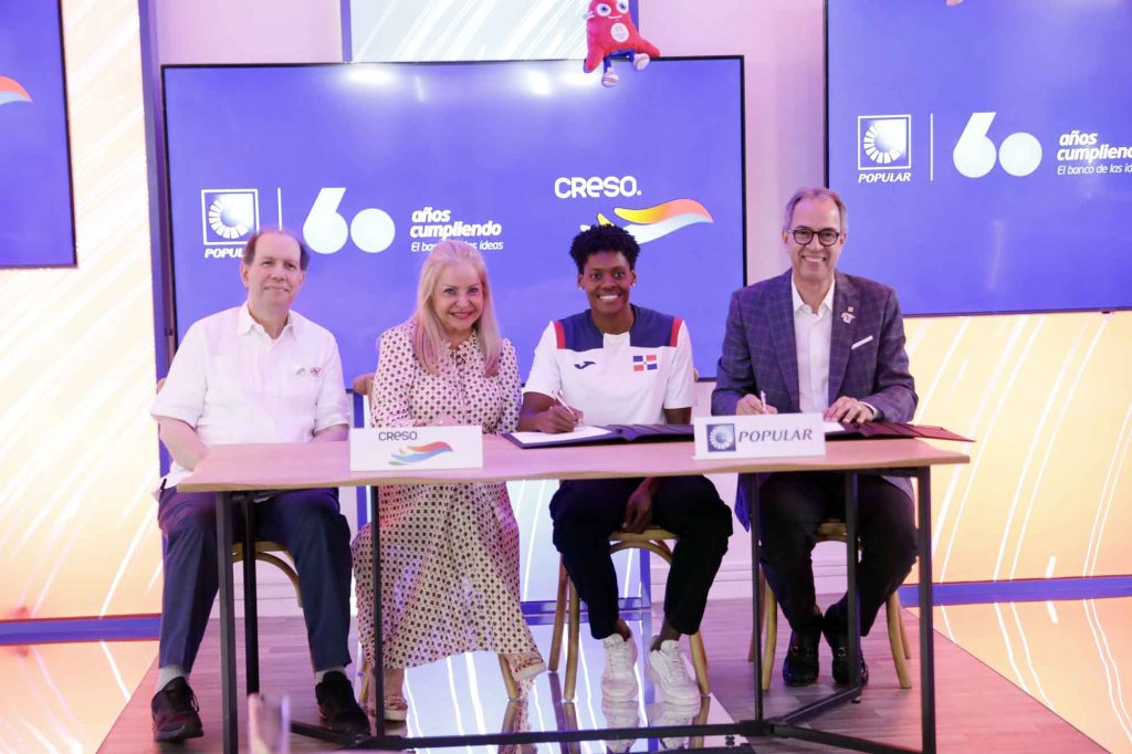 Popular extiende colaboración de Marileidy Paulino como embajadora de marca Felipe Vicini Rosa Hernandez de Grullon Marileidy Paulino y Jose Marmol