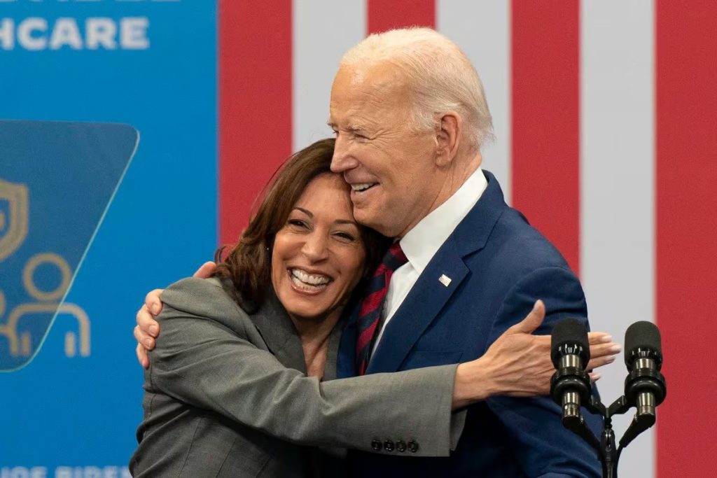 Kamala Harris agradecio a Biden su apoyo y confirmo que quiere ser la candidata democrata