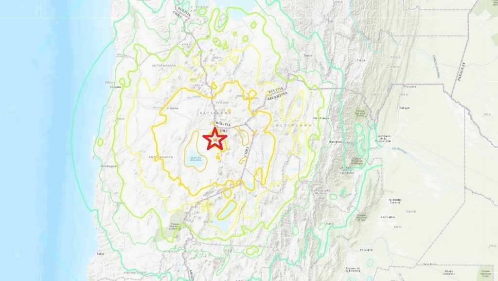 Terremoto de Magnitud 73 Sacude el Noreste de Chile 1