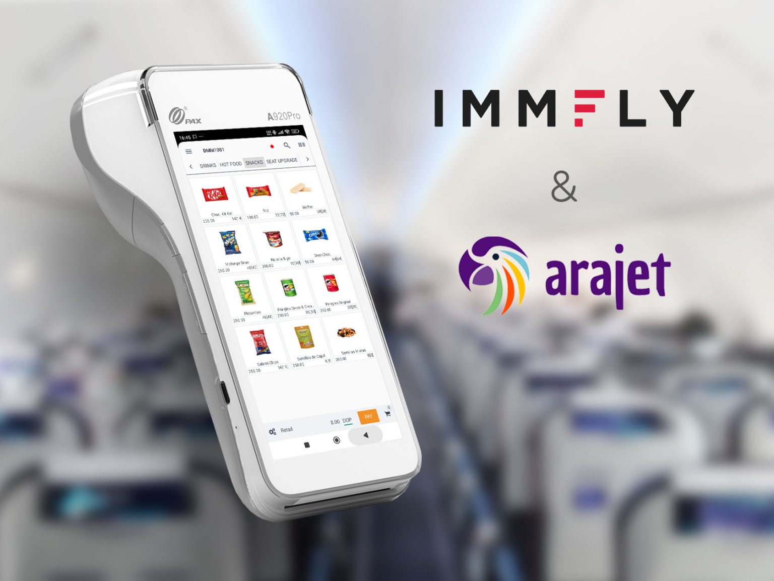 Arajet y Immfly se alian para optimizar la experiencia de pago a bordo