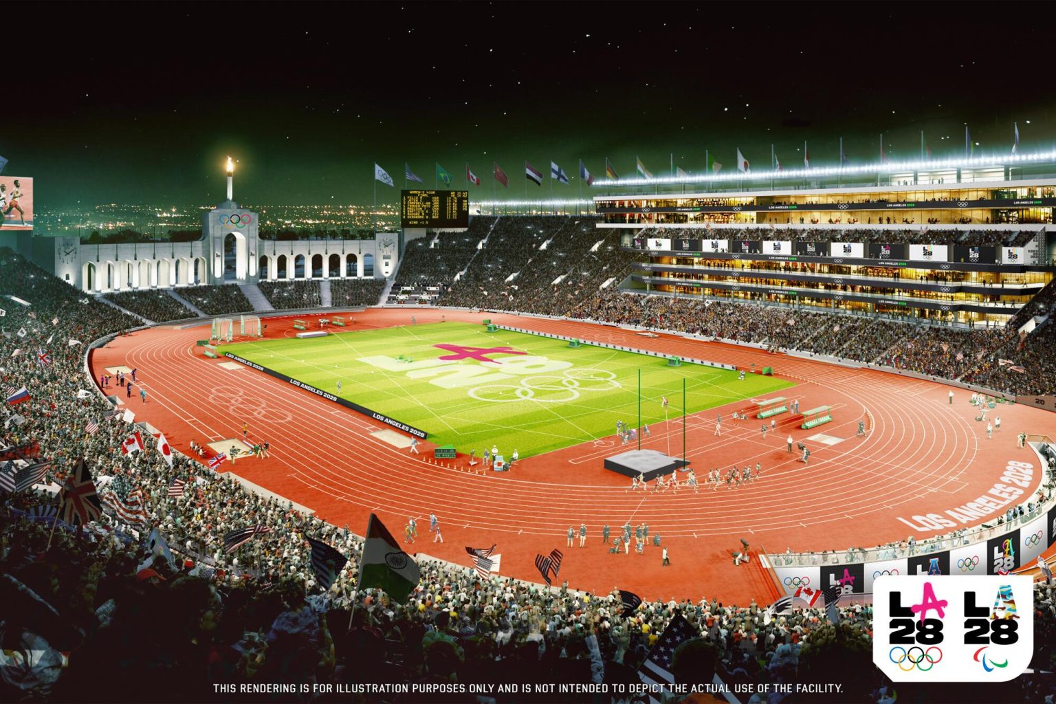 Estadio Los Angeles para las olimpiadas 2028 eljacaguero