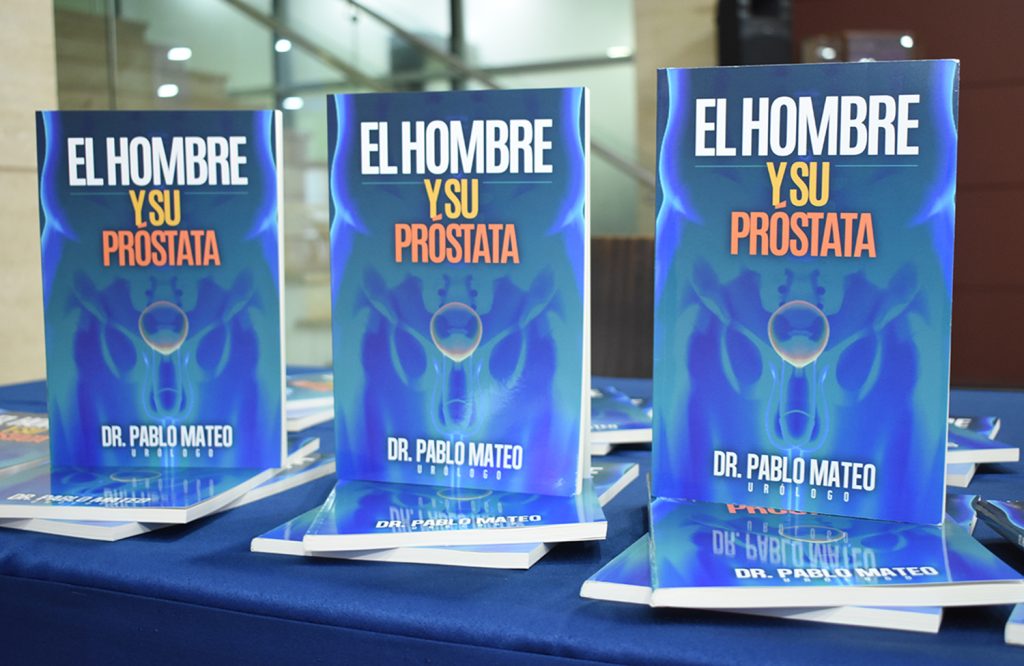 libro El hombre y su Prostata autoria del Dr. Urologo Pablo Mateo