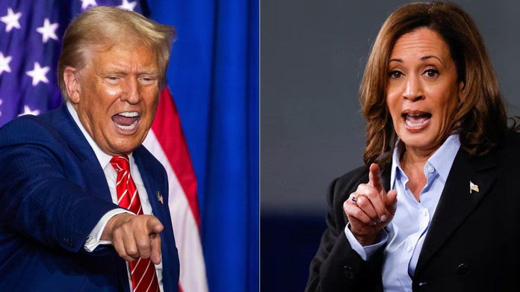 Donald Trump y Kamala Harris eljacaguero