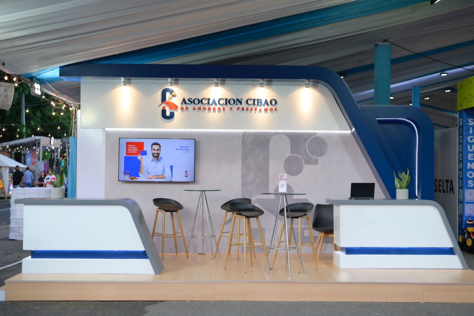 Modulo de Asociacion Cibao en Expo Cibao 2023