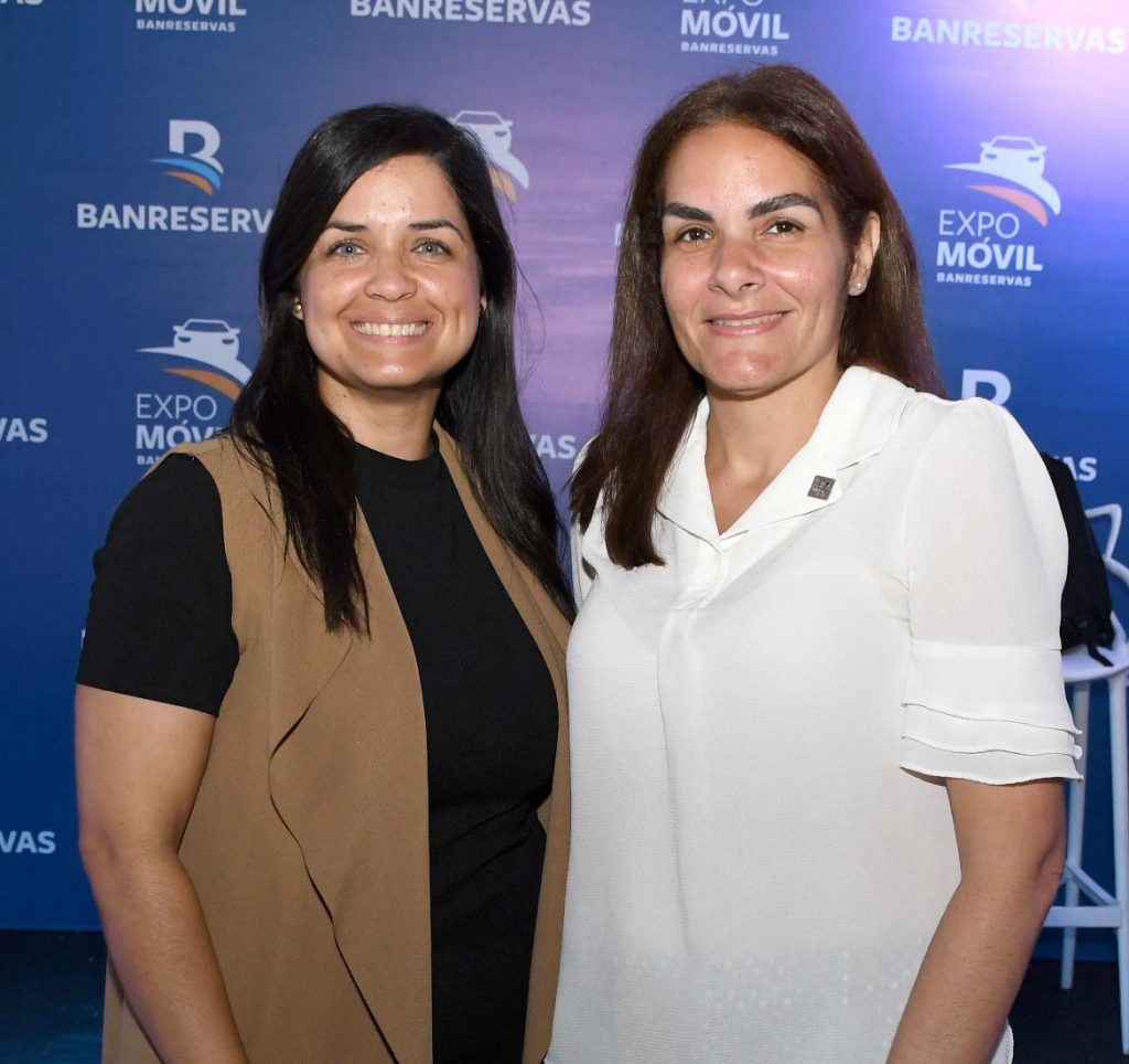 Patricia Rivera y Paola Beras ejecutivas Expo Movil Banreservas