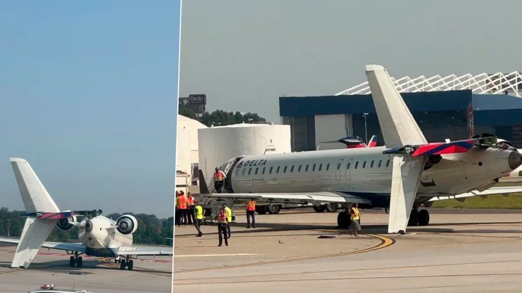 aviones colisionaron en la pista del Aeropuerto Internacional de Atlanta