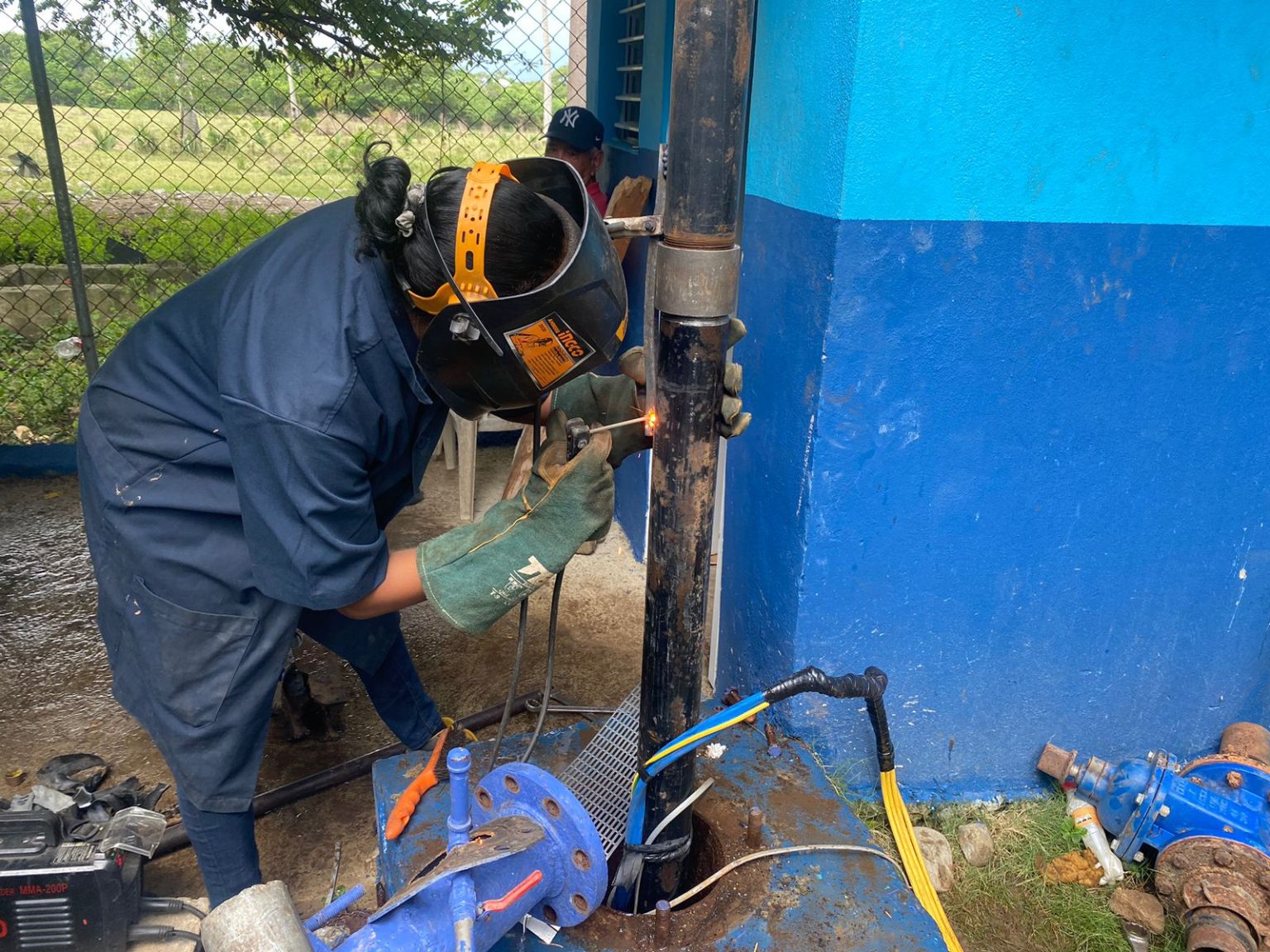 Coraasan restaura servicio de agua en Jacagua con nueva bomba en el Pozo de Chepe