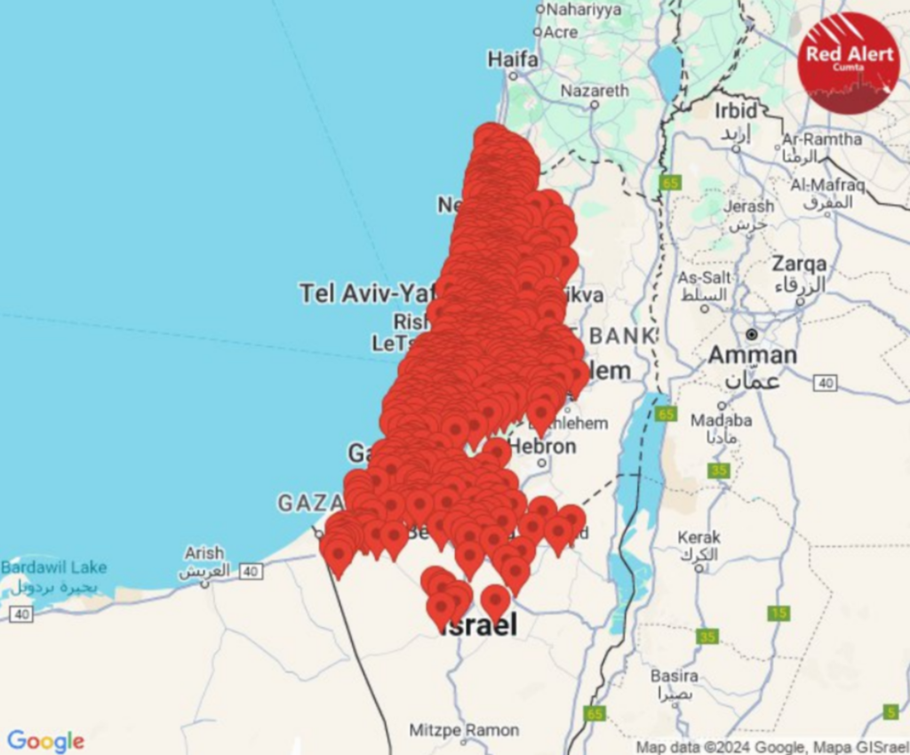 Israel Domo de Hierro neutraliza misiles en la ciudad de Tel Aviv1