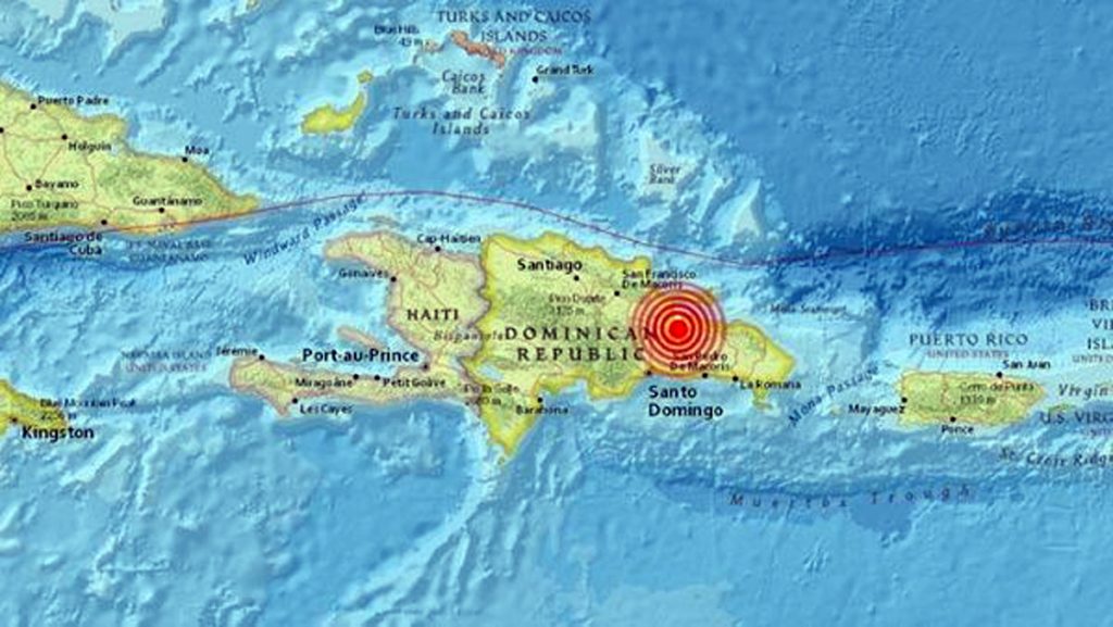 Sismo de magnitud 4.7 sacude Pimentel y se siente en el Distrito Nacional y Santo Domingo