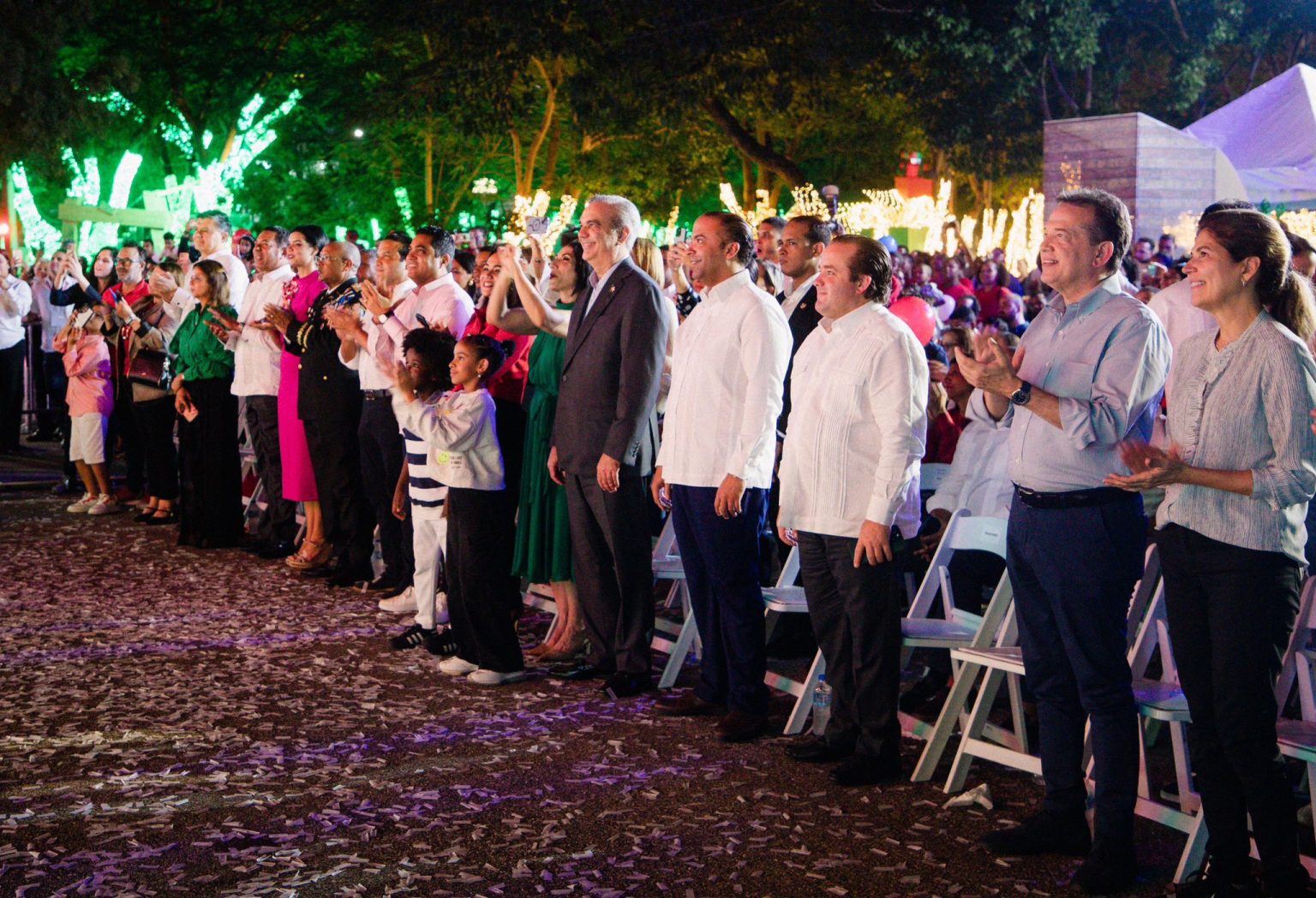 Abinader inaugura Villa Navidad 2024 un espacio que captura la magia de la temporada