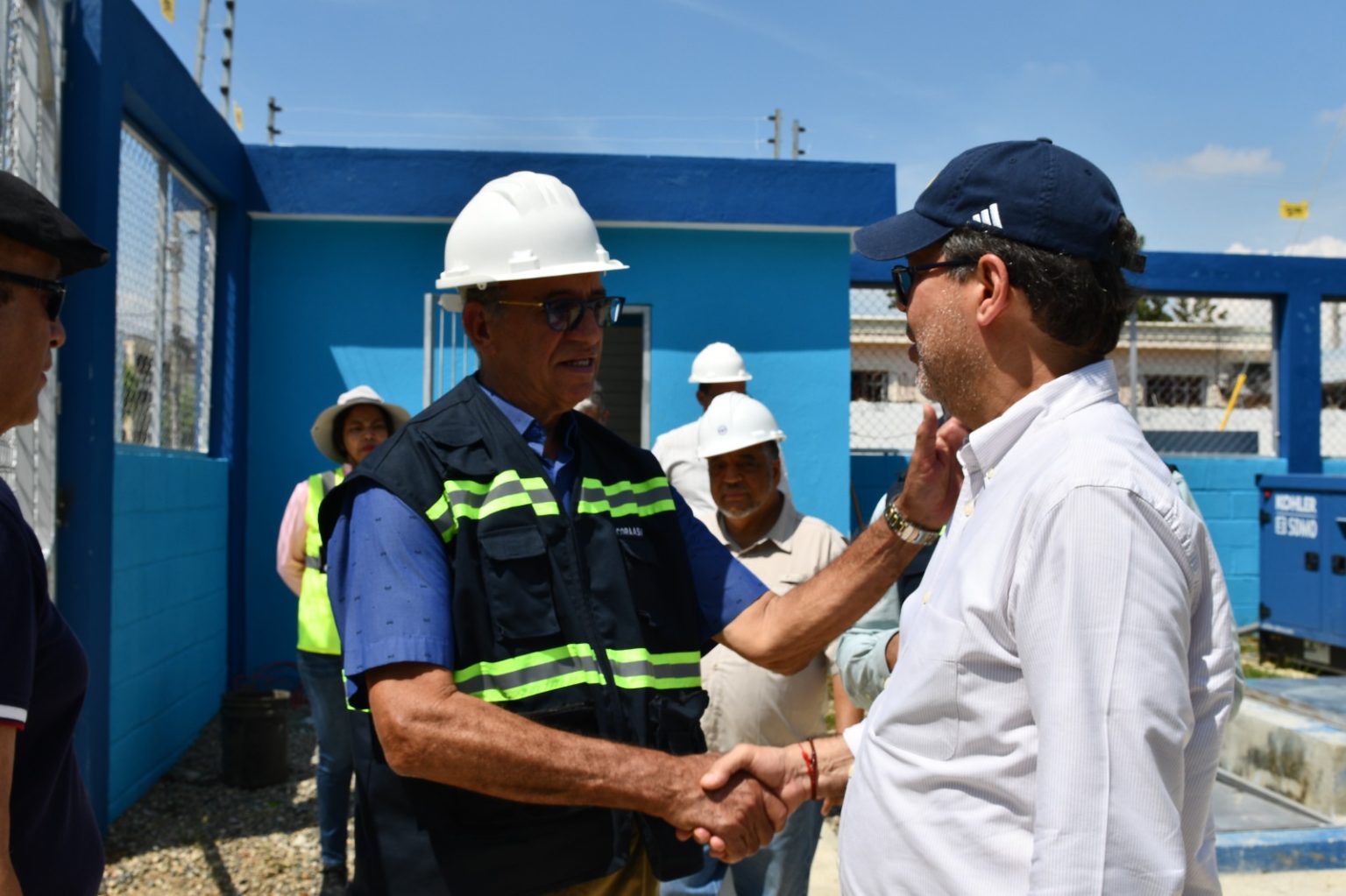 Coraasan construye estaciones de bombeo para mejorar el saneamiento del rio Yaque1