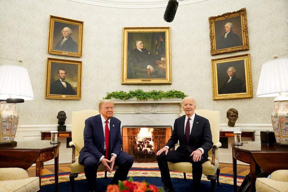 Donald Trump se reune con Joe Biden en la Casa Blanca