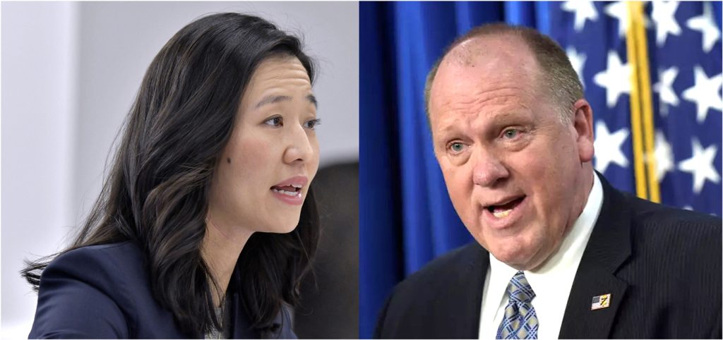 Michelle Wu esta desafiando al Zar de la Frontera Tom Homan