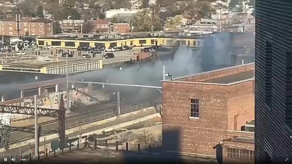 incendio tren entre New York Penn Station y New Haven Connecticut1