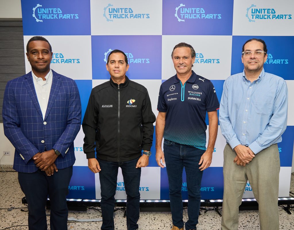 United Truck Parts inauguró su tienda en Haina Foto Principal 0066 Keudilin Miranda Alcalde Osvaldo Rodriguez Juan Tomas Diaz y Miguel Rene de la Cruz