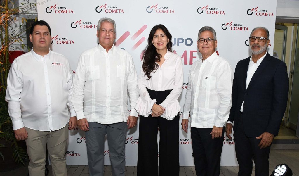Grupo Cometa inaugura Centro Cometa en Santiago de los Caballeros Jose Enrique Nunez Cerdeiros Jose Luis Nunez Gonzalez Laura Nunez Rizek Juan Manuel Nunez y Ezequiel Molina Lizardo e1733416819573