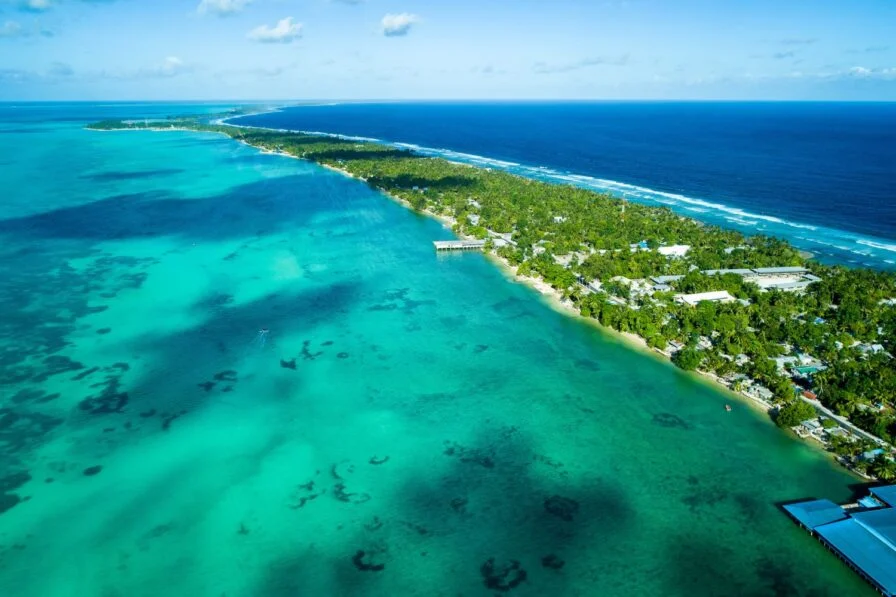 Kiribati es el primero en recibir el Ano Nuevo