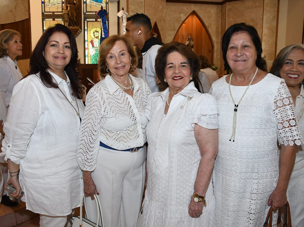 Raysa Delgado Tatiana De Fernandez Gloria de Selman y Francisca Roman