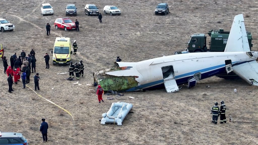 avion de pasajeros en Kazajistan