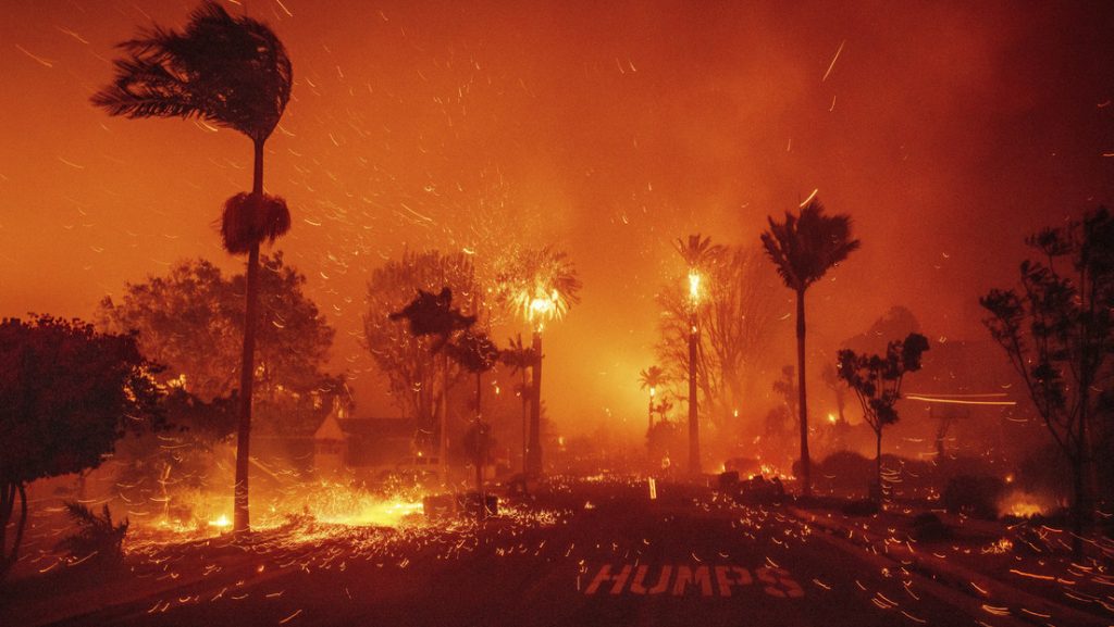 incendio de California se propago tan rapidamente