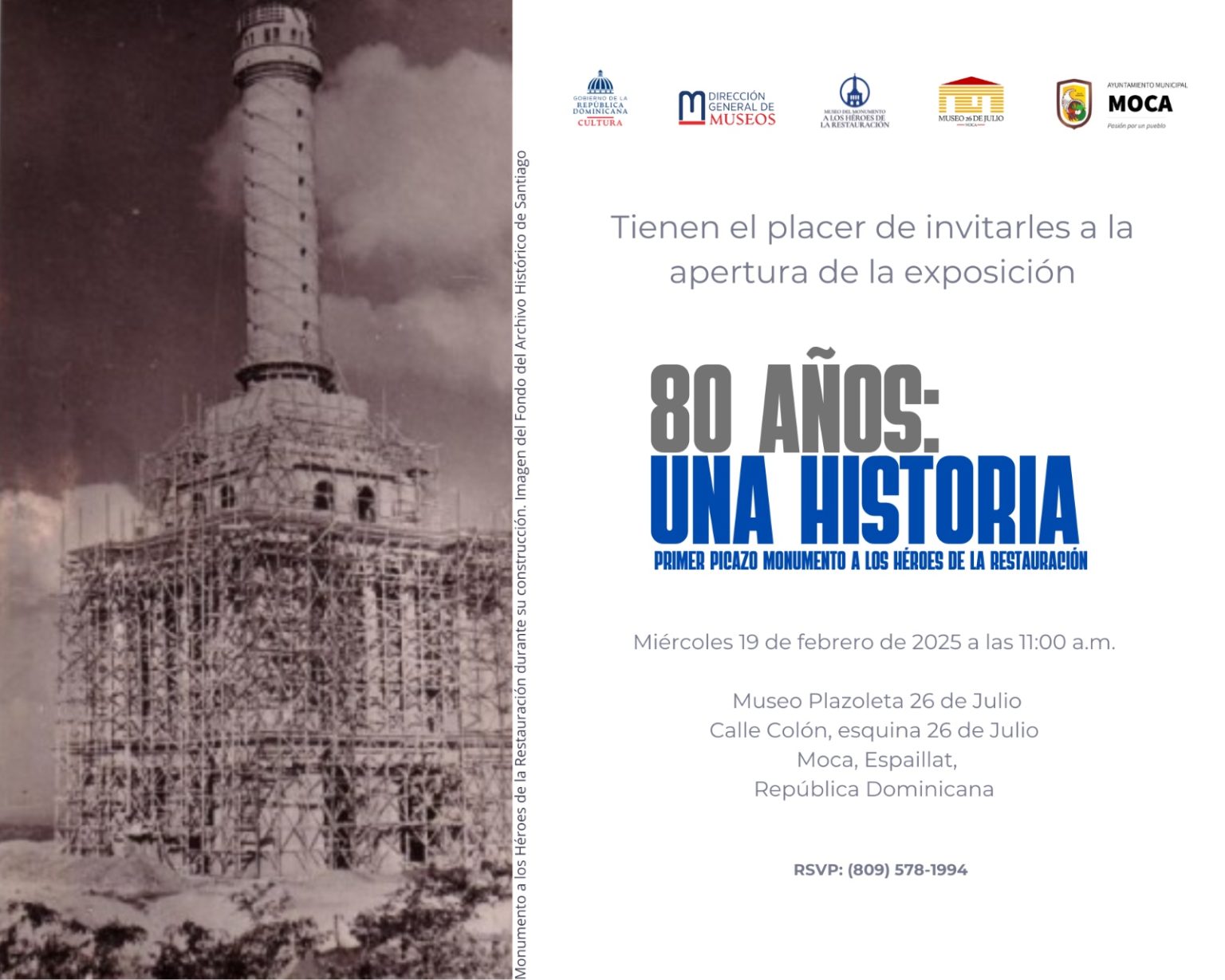 80 Anos Una Historia en homenaje al Monumento a los Heroes de la Restauracion