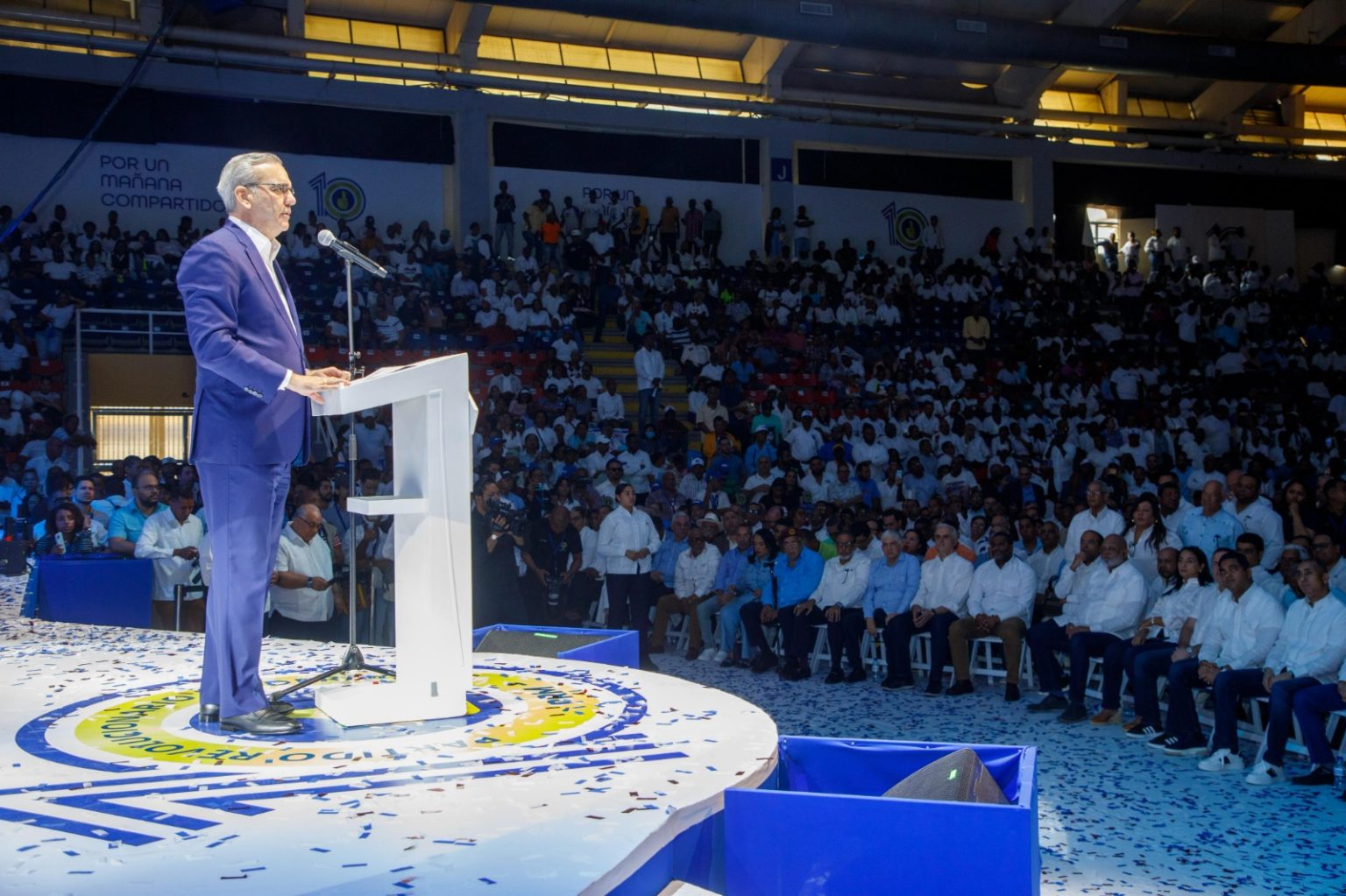 Abinader destaca el rol del PRM en la transformacion y renovacion politica del pais