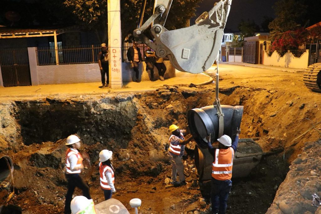 Coraasan avanza en la mejora del sistema de agua con la segunda etapa de sustitucion de la linea de impulsion en Bella Vista1