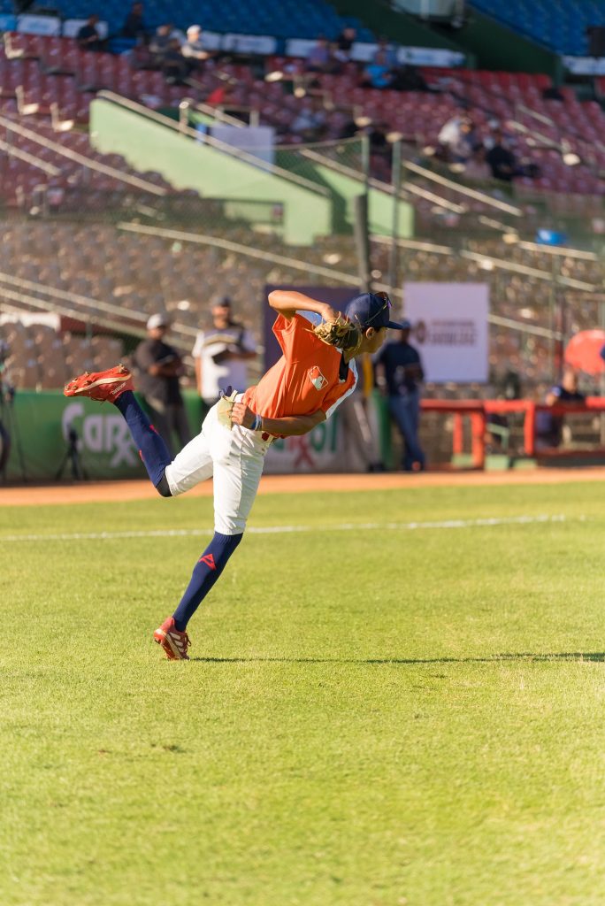 prospectos en el International Showcase de la Oficina de MLB en RD