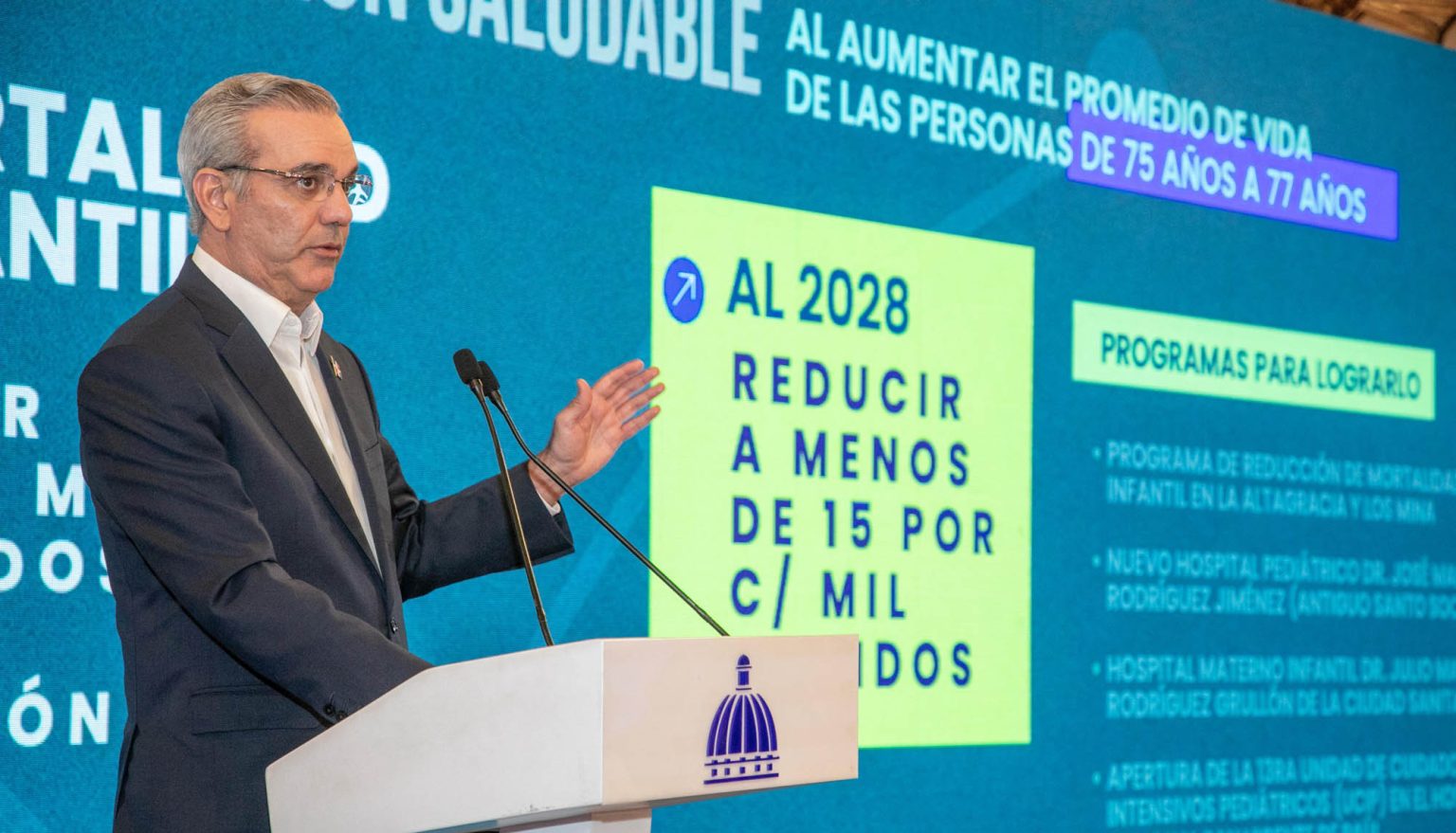 Abinader expone estrategia nacional para mejorar calidad de vida hasta 2028