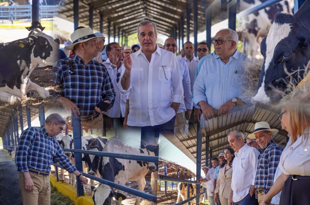 Abinader y Ministro de Agricultura visitan Centro Genetico Ysura en Azua e1742421178605