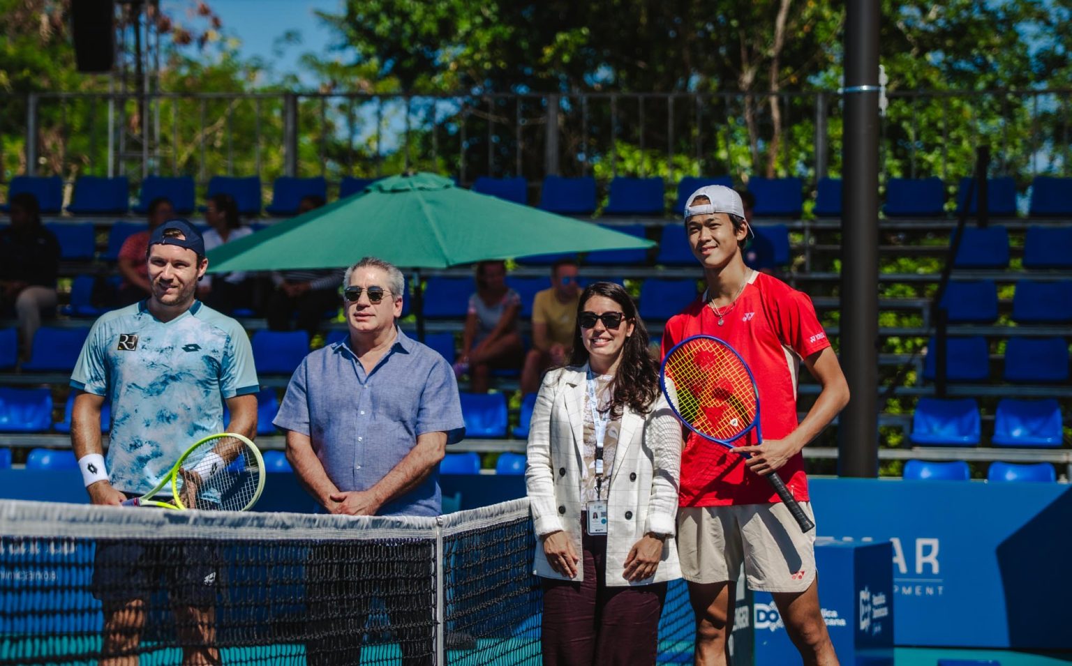 Lucas Miedler Fernando Hazoury Julia Boyadjieva y Rei Sakamoto