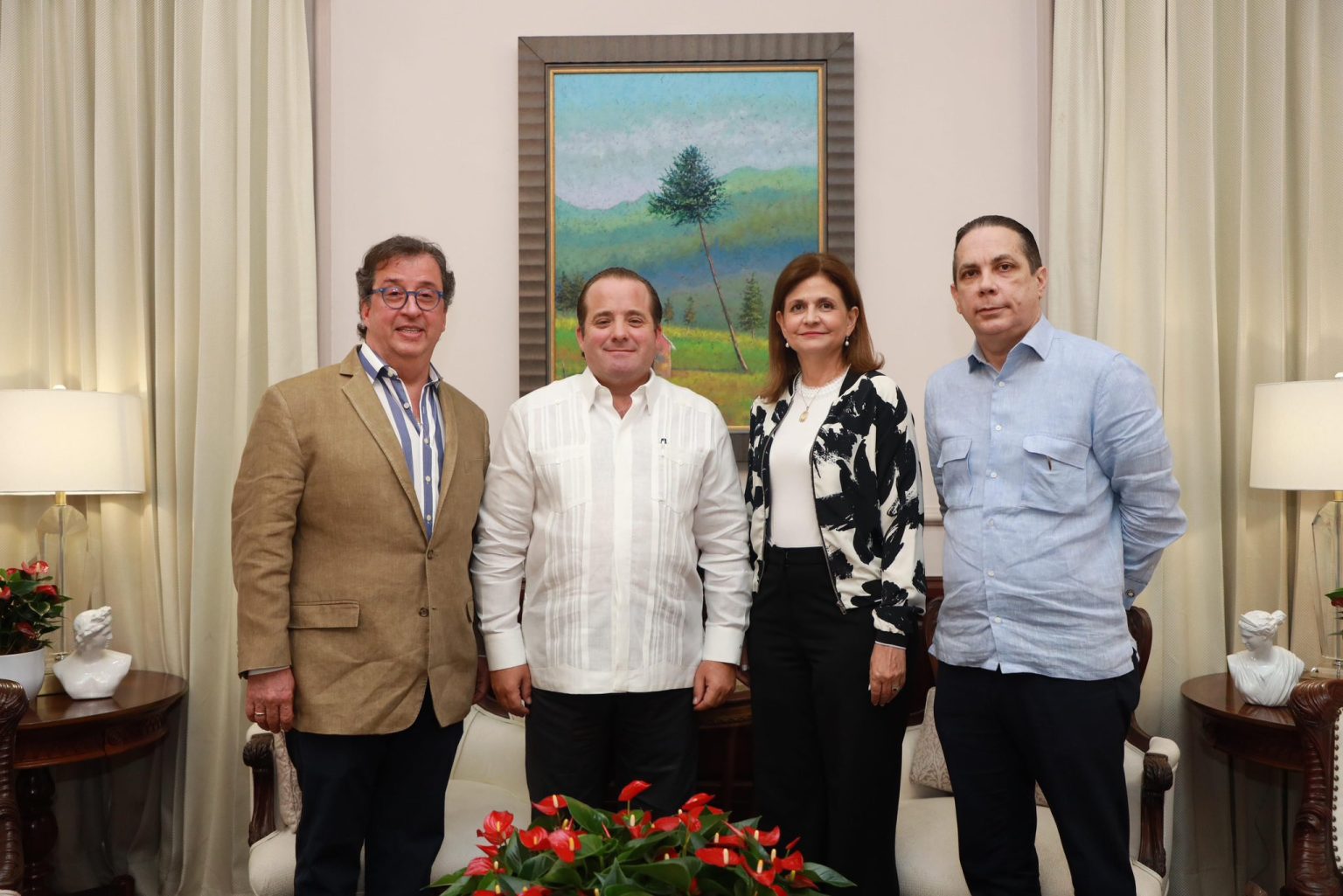 raquel pena jose paliza sandy filpo y ricardo fondeur eljacaguero