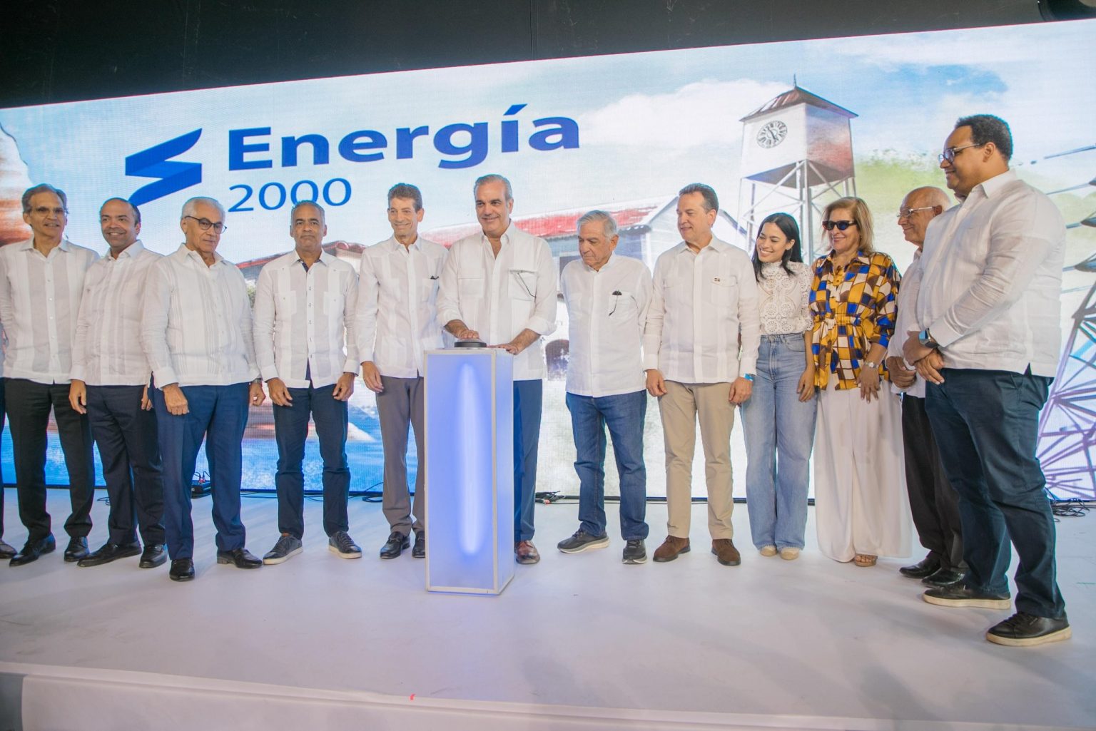 Abinader encabezo este miercoles la inauguracion de la linea de transmision de 345 kV