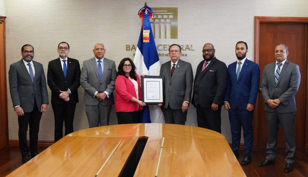 BCRD recibe recertificacion en Gestion de Seguridad de la Informacion