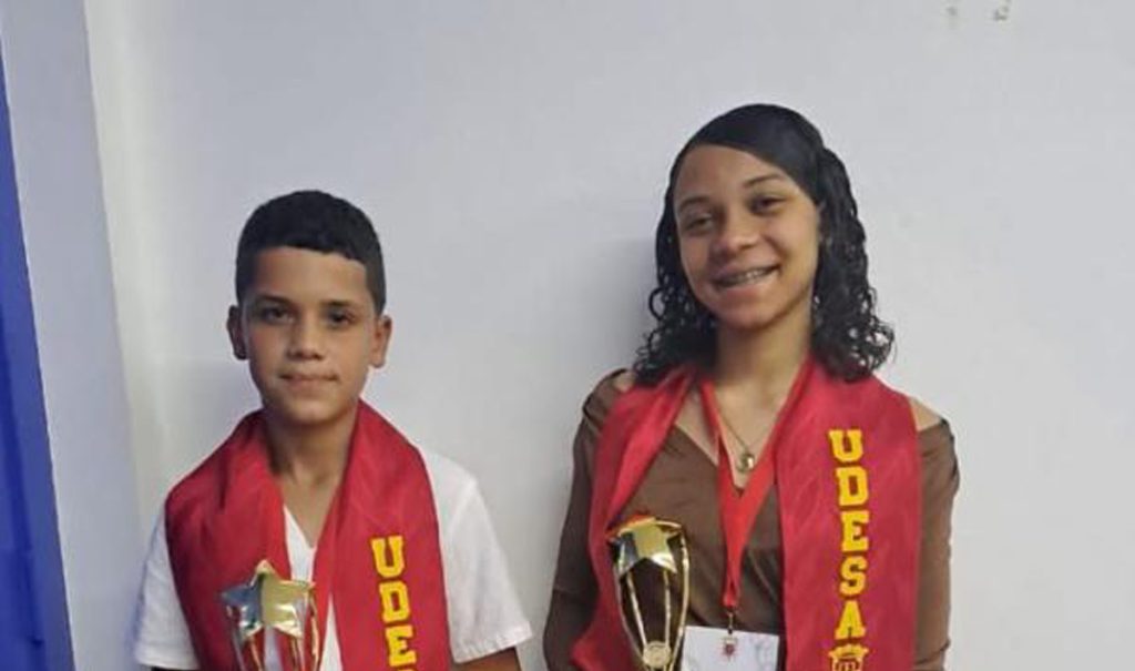 Orwin Mejia y Sheysi Pena eljacaguero