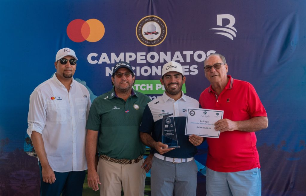 Juan José Guerra domina en Cap Cana y se corona en el Match Play Nacional 2025 Smarling Mateo Enrique Valverde Juan Jose Guerra y Ricardo Hazoury