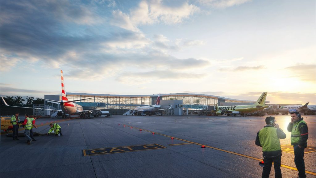 terminal de pasajeros en el AILA