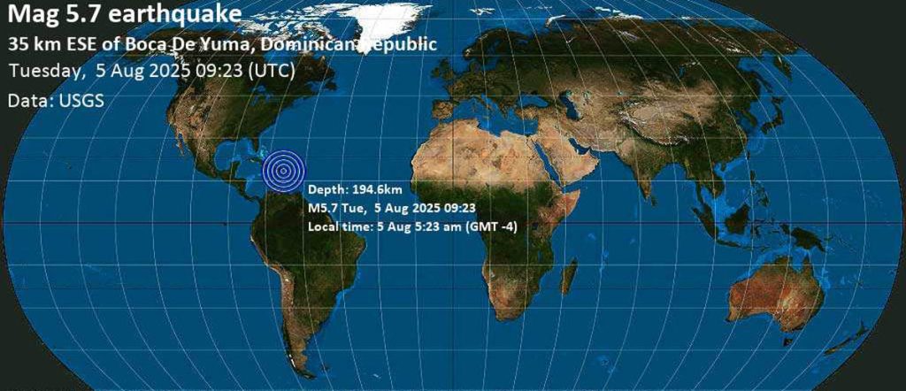 terremoto magnitud 5.7a