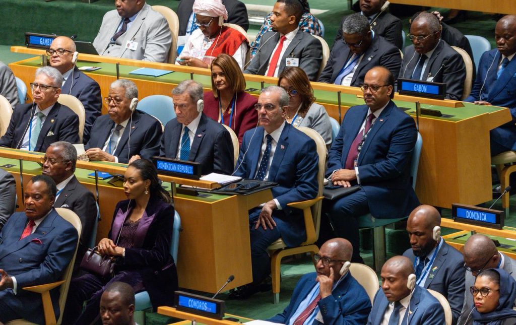 Abinader asiste al inicio de la Asamblea General de la ONU en Nueva York