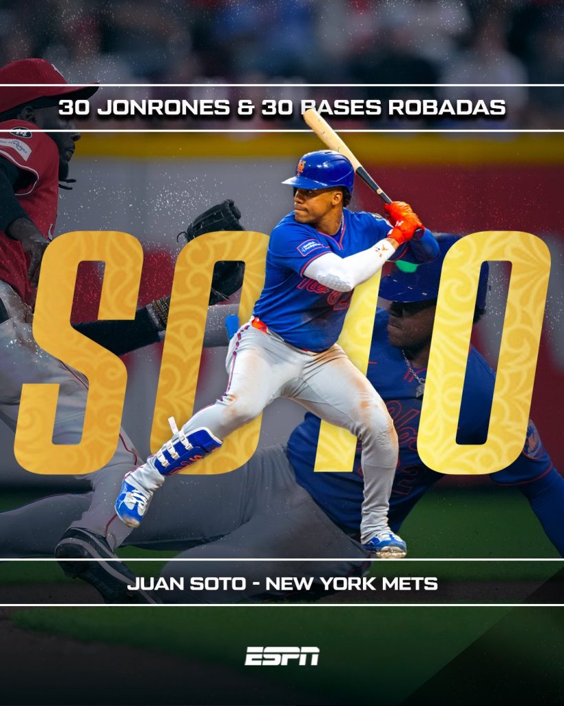 Juan Soto entra a la historia con su primer 30 30 en Grandes Ligas1