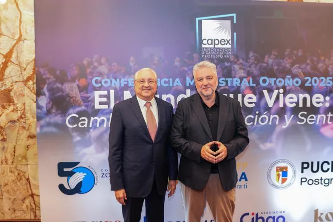 Álex Rovira aborda el poder del sentido humano frente a cambios tecnológicos en Conferencia Magistral de Otoño 1 Miguel Lama y Alex Rovira. Copy