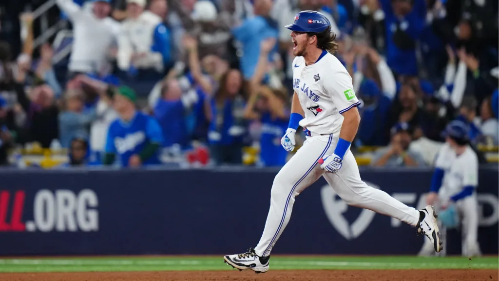 Toronto arrasa con poder histórico: Addison Barger y Alejandro Kirk brillan en paliza a los Dodgers en el Juego 1 de la Serie Mundial Addison Barger conecto el primer grand slam eljacaguero