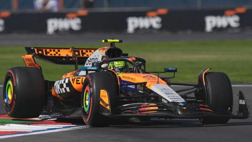 Lando Norris firmo en Mexico una de esas actuaciones que marcan una temporada1