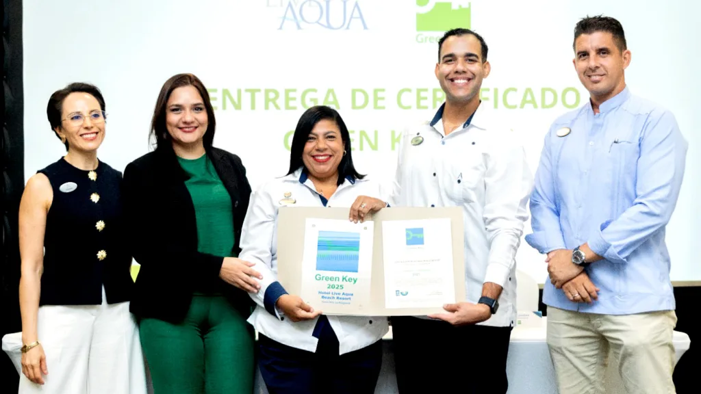Live Aqua Punta Cana obtiene la certificacion internacional Green Key por su compromiso con la sostenibilidad