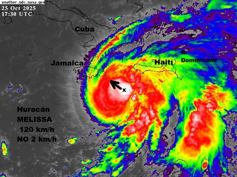 Melissa se convirtio en huracan y continua su avance en el Caribe1