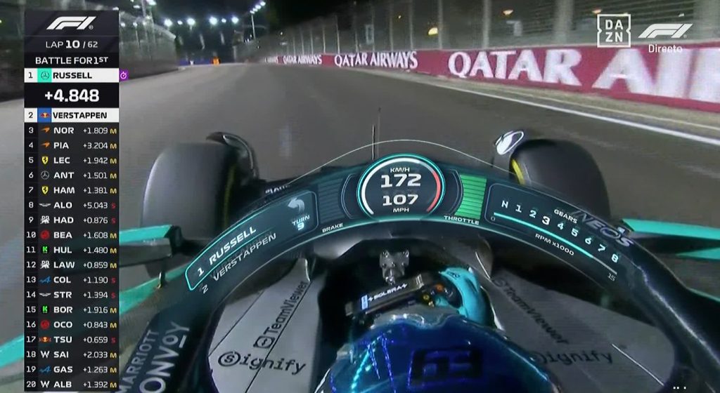 Russell reina en Singapur y Verstappen bate a los McLaren eljacaguero1