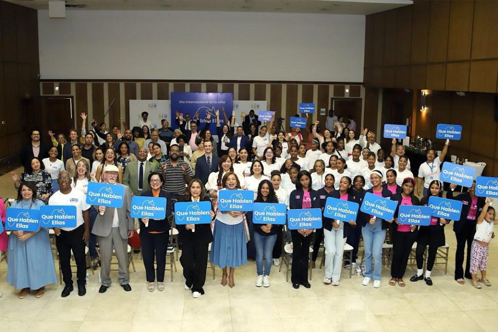 ninas dominicanas lideran jornada nacional por sus derechos