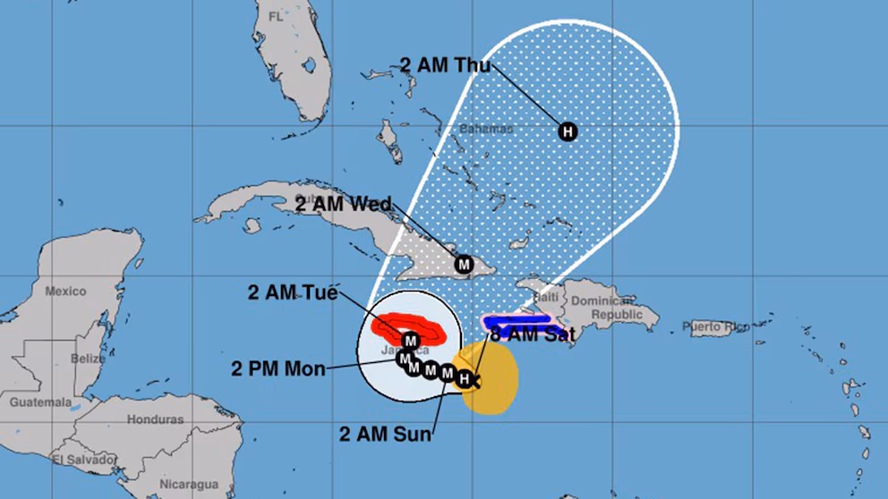 Tormenta tropical Melissa avanza con fuerza en el Caribe y amenaza con convertirse en huracán tormenta Melissa Compromiso Santiago expresa solidaridad1