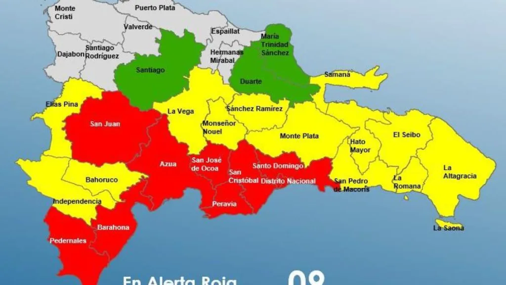 Gobierno declara emergencia en 14 provincias tras impacto de tormenta Melissa tormenta Melissa mapa eljacaguero